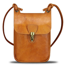 Load image into Gallery viewer, Genuine Leather Small Purses Phone Bag for Women Vintage Handmade Mini Crossbody Bag Shoulder Bag Phone Pouch
