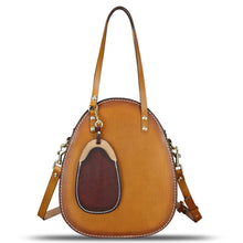 Load image into Gallery viewer, Genuine Leather Handbag Purse for Women Retro Top Handle Bags Satchel Handmade Vintage Crossbody Shoulder Bag