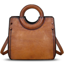 Load image into Gallery viewer, Genuine Leather Handbags for Women Vintage Real Leather Fashion Messenger Bag Shoulder Bag Crossbody Bag Satchel Purse