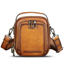 Load image into Gallery viewer, IVTG Genuine Leather Messenger Bag for Men Small Sling Purse Crossbody Shoulder Bags Satchel for Work Business Handbags