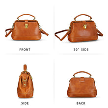 Load image into Gallery viewer, Genuine Leather Handbags for Women Purse Satchel Vintage Handmade Handbag Crossbody Shoulder Bags