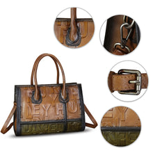 Load image into Gallery viewer, Genuine Leather Purses and Handbags for Women Vintage Real Leather Tote Bag Shoulder Bag Top Handle Satchel Purse