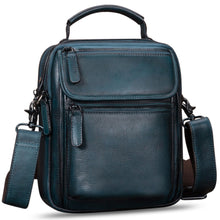 Load image into Gallery viewer, IVTG Genuine Leather Messenger Bag for Men Sling Purse Crossbody Shoulder Bags Satchel for Work Business Handbags