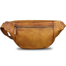 Load image into Gallery viewer, Genuine Leather Waist Bag Hip Bag Fanny Packs for Women and Men Real Leather Fanny Bag Sling Bag Crossbody Bags Chest Purses