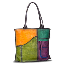 Load image into Gallery viewer, Genuine Leather Shoulder Bag Tote Bag for Women Vintage Real Leather Purses and Handbags Top Handle Satchel Bag