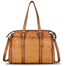 Load image into Gallery viewer, Genuine Leather Shoulder Bag Tote Bag for Women Vintage Real Leather Purses and Handbags Crossbody Satchel Bag with Strap