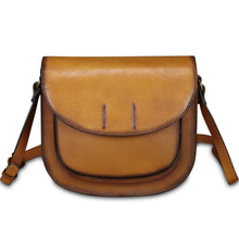 Load image into Gallery viewer, Genuine Leather Satchel for Women Vintage Purse Handmade Handbag Retro Designer Crossbody Bag