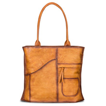 Load image into Gallery viewer, Genuine Leather Shoulder Bag Tote Bag for Women Vintage Real Leather Purses and Handbags Top Handle Satchel Bag