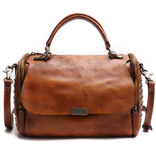 Load image into Gallery viewer, Genuine Leather Purses and Handbags for Women Vintage Handmade Leather Top Handle Shoulder Bag Crossbody Satchel Purse
