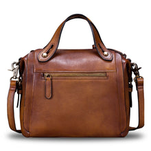 Load image into Gallery viewer, Genuine Leather Satchel for Women Handmade Vintage Crossbody Bag Shoulder Purses for Ladies