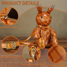 Load image into Gallery viewer, Genuine Leather Purse and Backpack Women Rabbit Shape Shoulder Bag Crossbody Bag