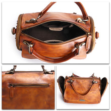 Load image into Gallery viewer, Genuine Leather Purses and Handbags for Women Vintage Handmade Leather Top Handle Shoulder Bag Crossbody Satchel Purse