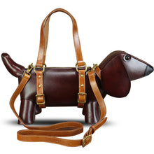 Load image into Gallery viewer, Genuine Leather Purses and Handbags Women Dog Shape Cute Shoulder Bag Crossbody