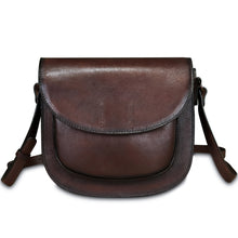Load image into Gallery viewer, Genuine Leather Satchel for Women Vintage Purse Handmade Handbag Retro Designer Crossbody Bag