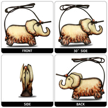 Load image into Gallery viewer, Genuine Leather Small Bag for Women Cell Phone Bag Pouch Handmade Cute Elephant Shape Fashion Shoulder Crossbody Bag