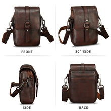 Load image into Gallery viewer, Genuine Leather Phone Purse for Women Vintage Leather Cell Phone Pouch Mini Small Shoulder Bag Crossbody Bag with Strap