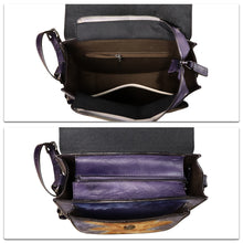 Load image into Gallery viewer, Genuine Leather Satchel for Women Vintage Purse Handmade Handbag Retro Designer Crossbody Bag