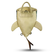 Load image into Gallery viewer, Genuine Leather Sling Bag for Women and Men Backpack Purse Handmade Cute Whale Shark Shape Shoulder Crossbody Backpack