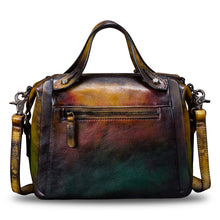 Load image into Gallery viewer, Genuine Leather Satchel for Women Handmade Vintage Crossbody Bag Shoulder Purses for Ladies