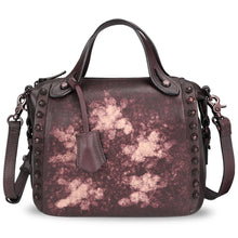 Load image into Gallery viewer, Genuine Leather Satchel for Women Handmade Vintage Crossbody Bag Shoulder Purses for Ladies