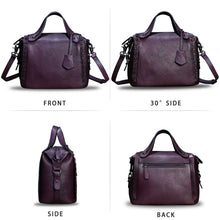 Load image into Gallery viewer, Genuine Leather Satchel for Women Handmade Vintage Crossbody Bag Shoulder Purses for Ladies