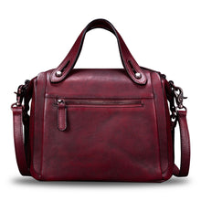 Load image into Gallery viewer, Genuine Leather Satchel for Women Handmade Vintage Crossbody Bag Shoulder Purses for Ladies