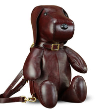 Load image into Gallery viewer, Genuine Leather Purse and Backpack Women Dog Shape Shoulder Bag Crossbody Bag