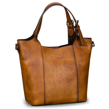 Load image into Gallery viewer, Genuine Leather Handbag for Women Vintage Handmade Shoulder Bag Purse Tote Cowhide Satchel Crossbody Top-Handle Bag