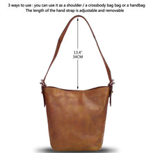 Load image into Gallery viewer, Genuine Leather Satchel Crossbody Single Shoulder Bag Purse