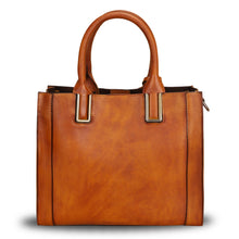 Load image into Gallery viewer, Genuine Leather Satchel Handbag for Women Vintage Handmade Shoulder Bag Cowhide Tote Purse