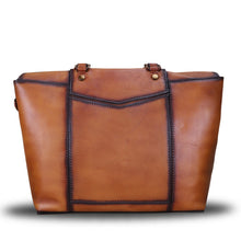 Load image into Gallery viewer, Genuine Leather Crossbody Bag Satchel Leather Tote Bag Purse