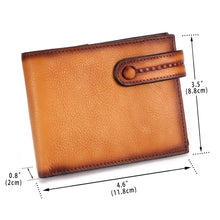 Load image into Gallery viewer, Genuine Leather Wallet Small Purse