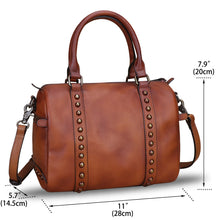 Load image into Gallery viewer, Genuine Leather Crossbody Bag Satchel for Women Handbag Purse