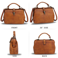 Load image into Gallery viewer, Genuine Leather Small Crossbody Bag Satchel Purse Small Handbag