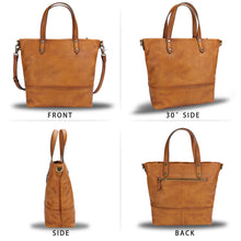 Load image into Gallery viewer, Genuine Leather Satchel Purses Handbags for Women Top Handle Bags Lady Crossbody Shoulder Tote Bag