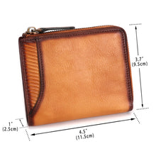 Load image into Gallery viewer, Genuine Leather Wallet for Men Small Leather Purse