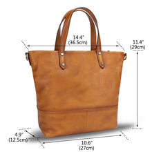 Load image into Gallery viewer, Genuine Leather Satchel Purses Handbags for Women Top Handle Bags Lady Crossbody Shoulder Tote Bag