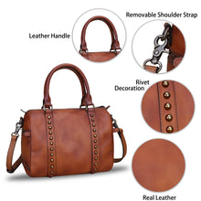 Load image into Gallery viewer, Genuine Leather Crossbody Bag Satchel for Women Handbag Purse