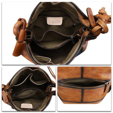 Load image into Gallery viewer, Genuine Leather Satchel Shoulder Bag Crossbody Handbag Purse
