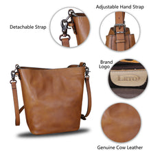 Load image into Gallery viewer, Genuine Leather Satchel Crossbody Single Shoulder Bag Purse