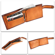 Load image into Gallery viewer, Genuine Leather Wallet Small Purse