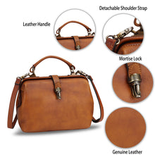 Load image into Gallery viewer, Genuine Leather Small Crossbody Bag Satchel Purse Small Handbag