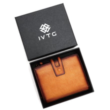 Load image into Gallery viewer, Genuine Leather Wallet Small Purse for Men and Women