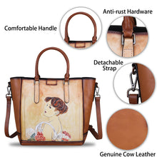 Load image into Gallery viewer, Genuine Leather Handbags for Women Totes Shoulder Bag Satchel