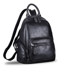Load image into Gallery viewer, Genuine Leather Backpack for Women Leather Knapsack Rucksack