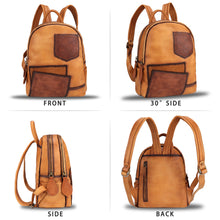 Load image into Gallery viewer, Genuine Leather Backpack for Men and Women Leather Rucksack Knapsack