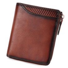 Load image into Gallery viewer, Genuine Leather Wallet for Men Small Leather Purse