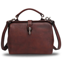 Load image into Gallery viewer, Genuine Leather Small Crossbody Bag Satchel Purse Small Handbag