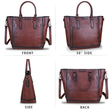 Load image into Gallery viewer, Genuine Leather Handbags for Women Totes Shoulder Bag Satchel