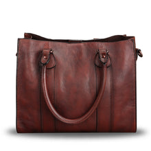 Load image into Gallery viewer, Genuine Leather Satchel Purses Handbags for Women Top Handle Shoulder Bags Lady Crossbody Tote Bag